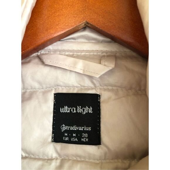 Ultralight Stradivarius Lightweight Puffer Feather Jacket SZ M - Picture 11 of 14